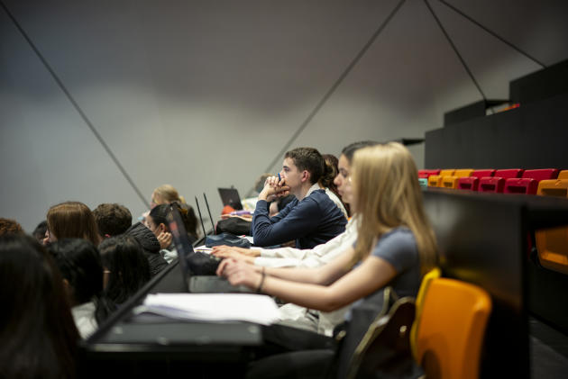 At the Strasbourg Institute of Political Studies, April 12, 2022.