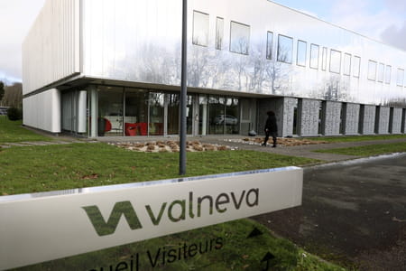 Valneva factory in Saint-Herblain in France