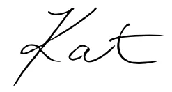 Signature de l'auteur, Kat.